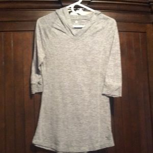 Sheer hooded old navy top with good size small